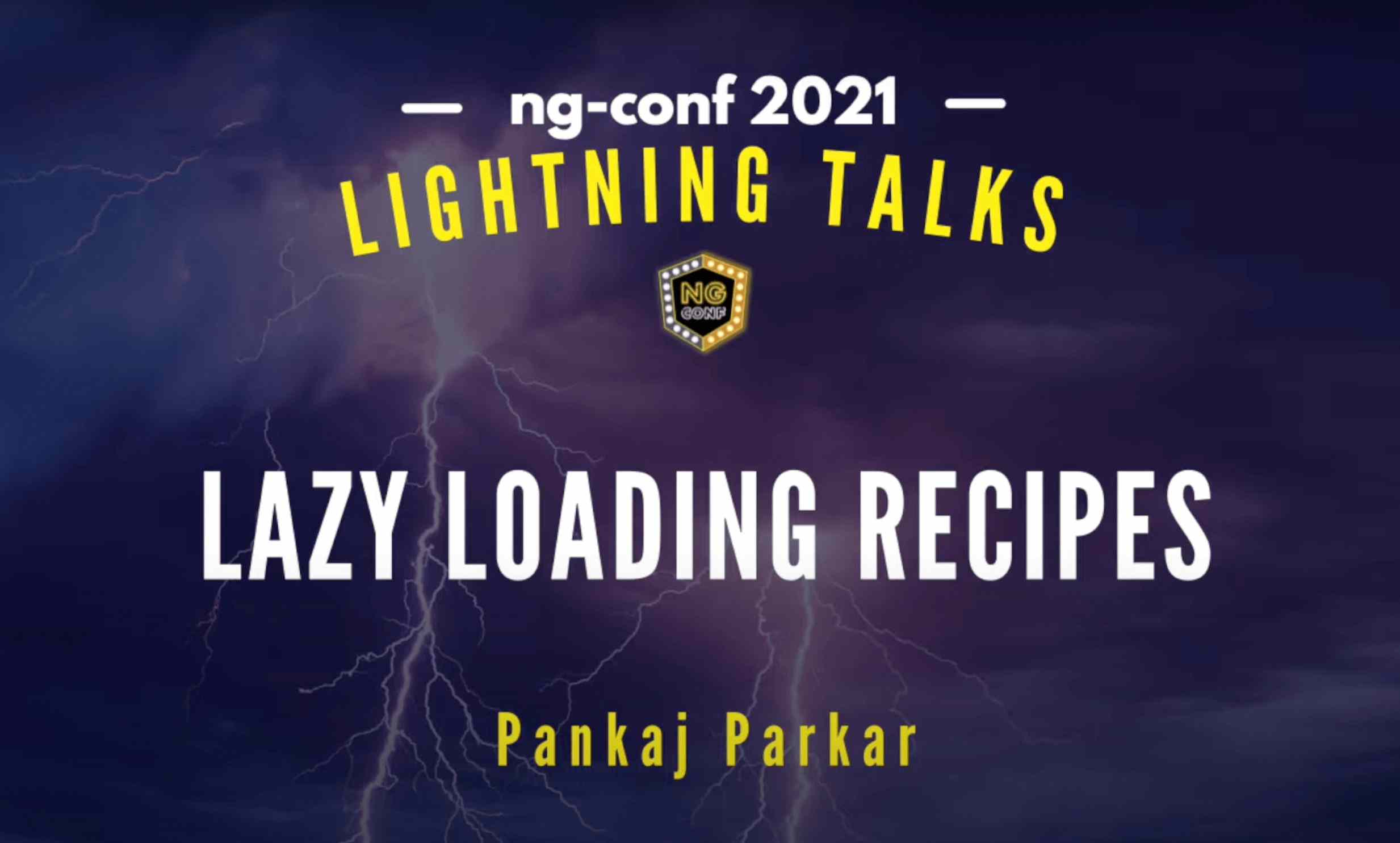 Lazy Loading Recipes